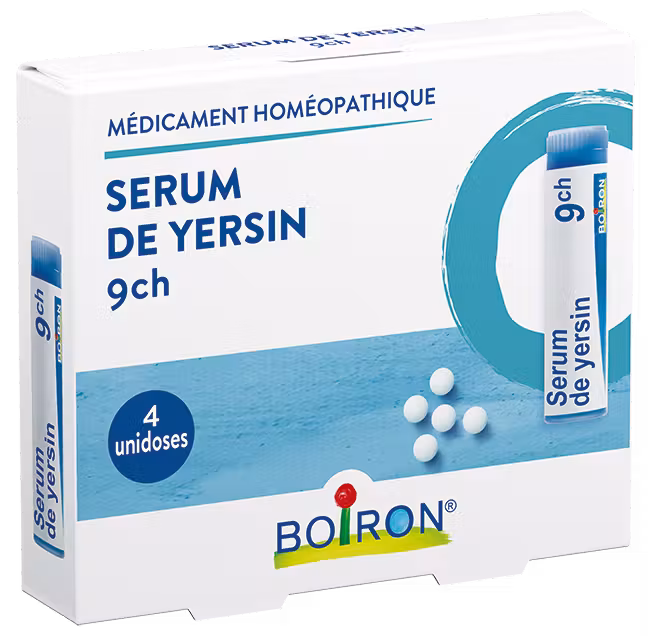 SERUM DE YERSIN 9 CH 4 DOSES BOIRON